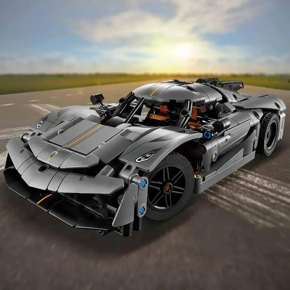 Lego Technic Koenigsegg Jesko Absolut Hypercar Grey 42173 — foto 3