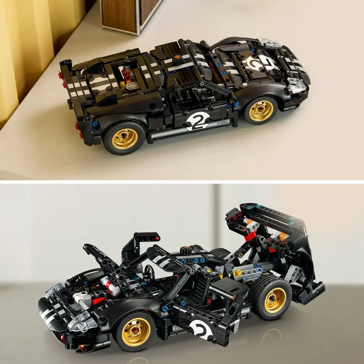 Lego Technic Auto Ford Gt40 Mk2 De 1966 #42223 — foto 2