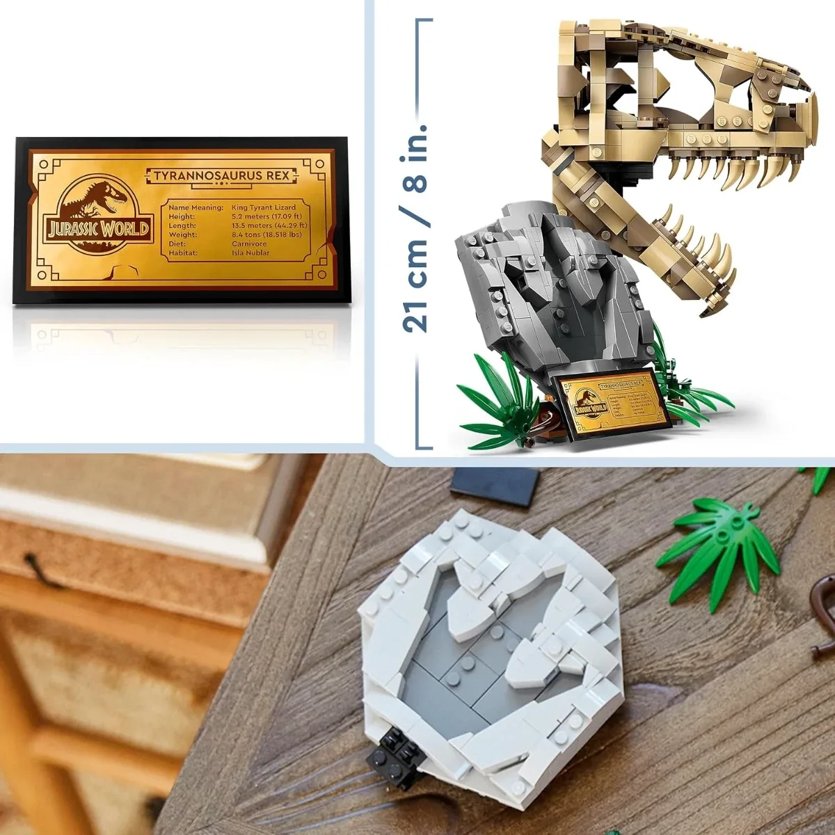 LEGO Jurassic World Fósiles de T. rex 76964 – 577 piezas  — foto 5