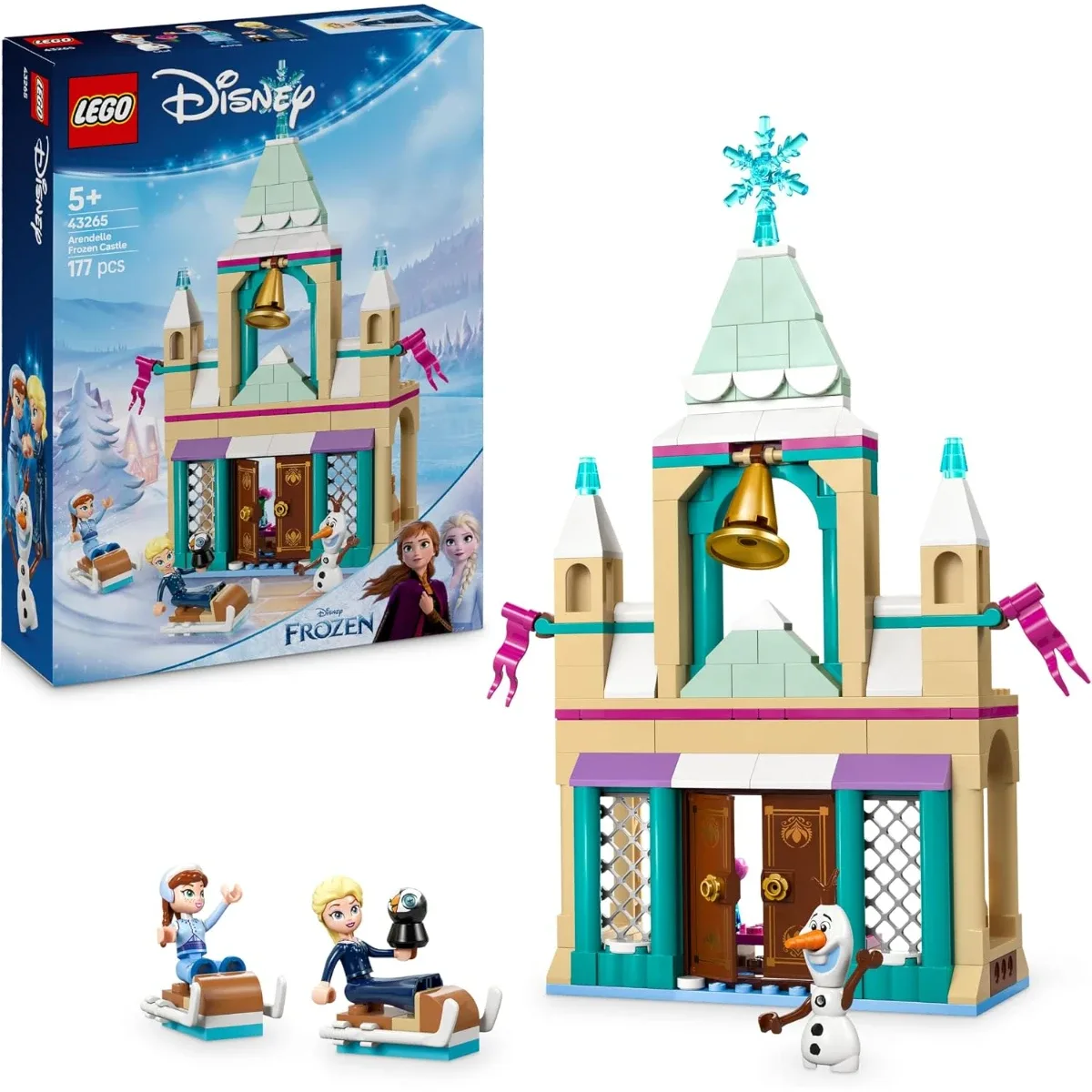  LEGO  Disney Castillo helado de Arendelle 43265 - 177piezas