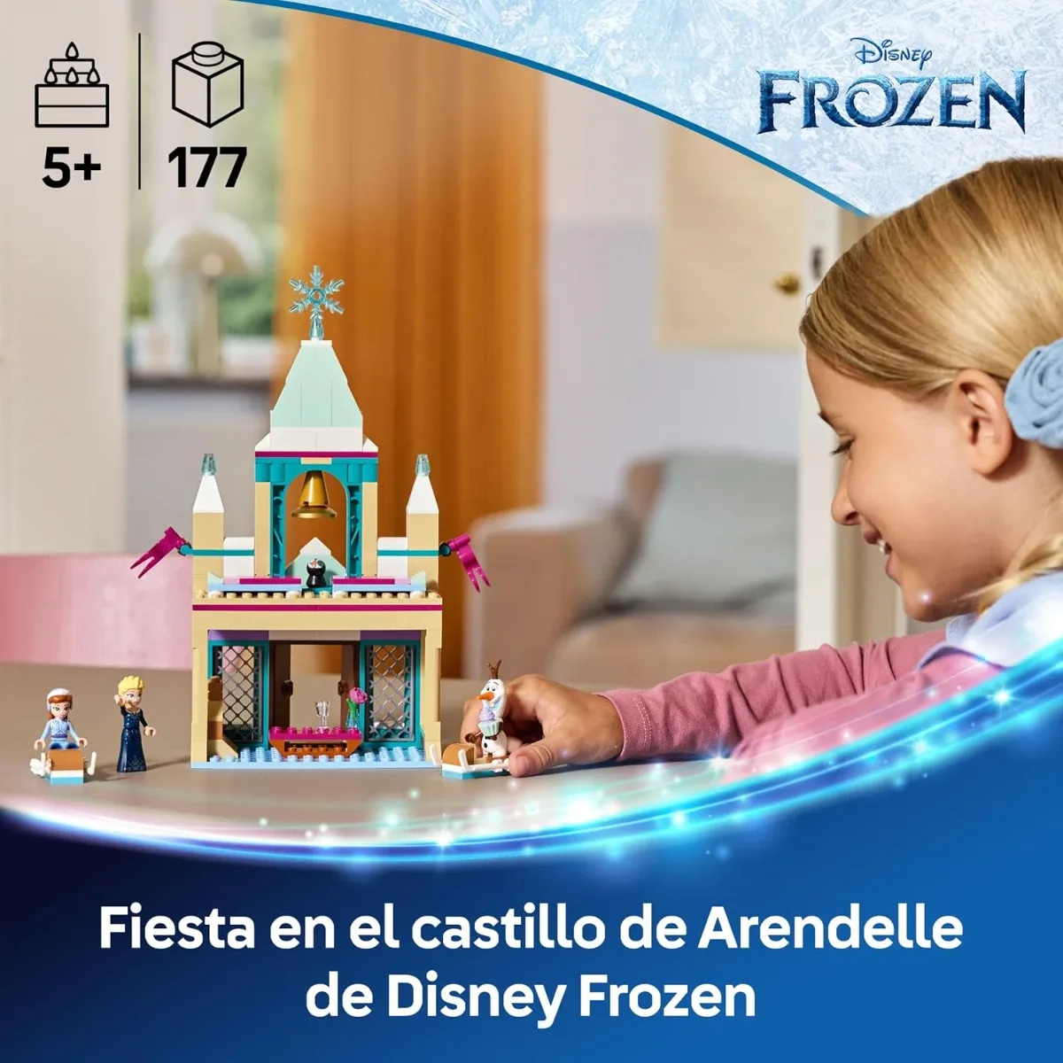  LEGO  Disney Castillo helado de Arendelle 43265 - 177piezas — foto 4