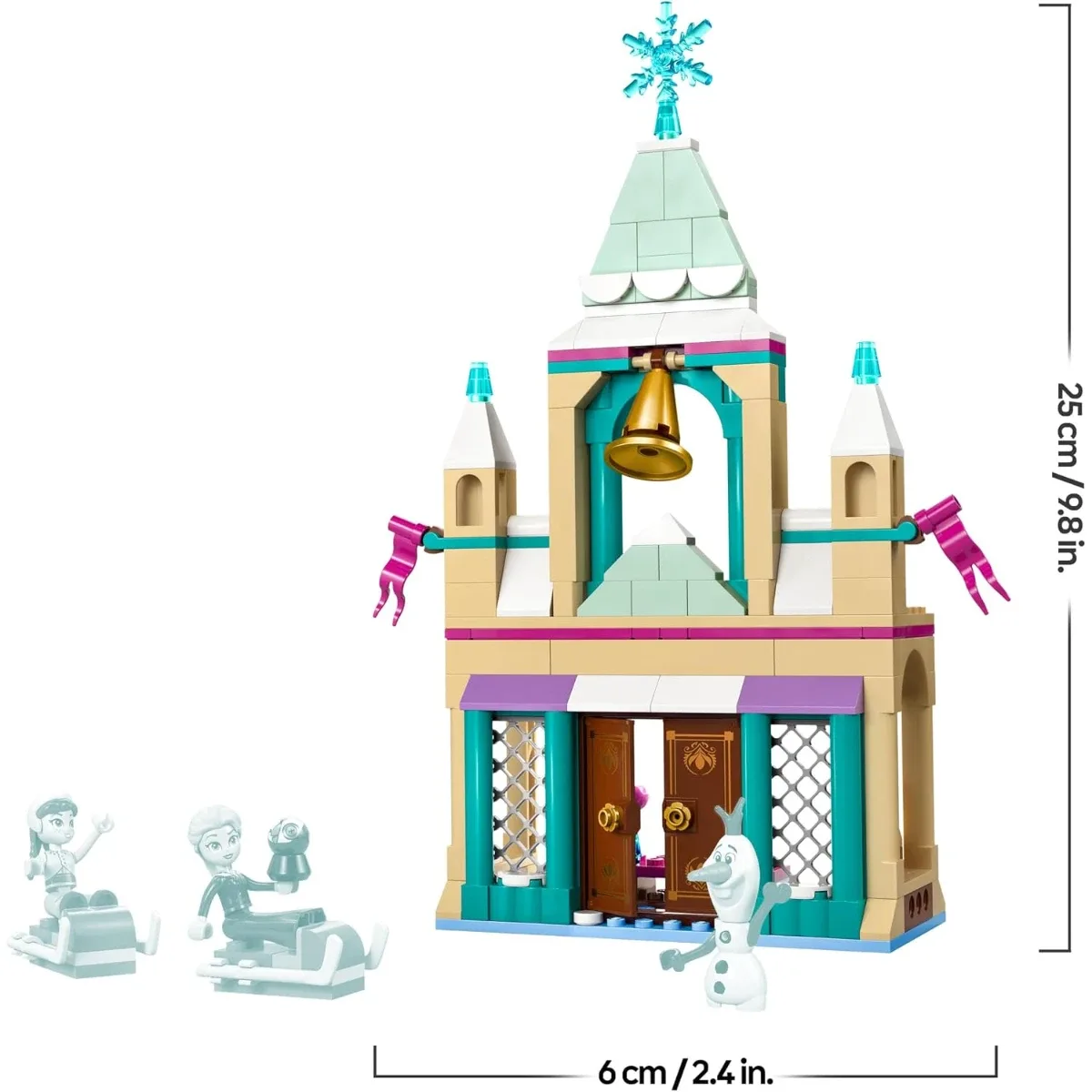  LEGO  Disney Castillo helado de Arendelle 43265 - 177piezas — foto 3