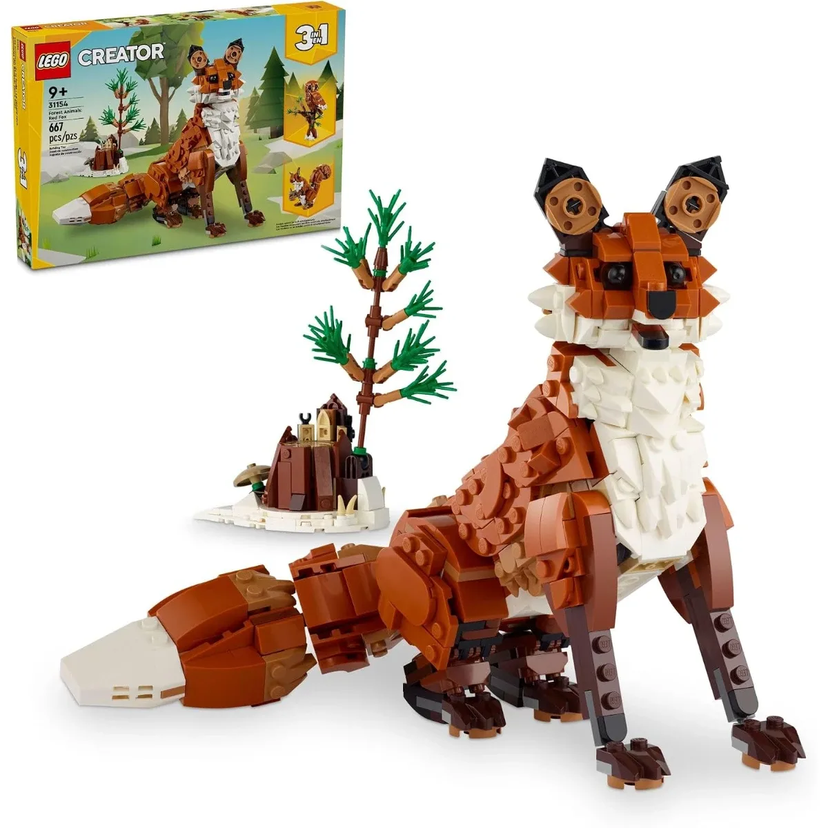 LEGO Creator Zorro Rojo 31154 – 667 piezas