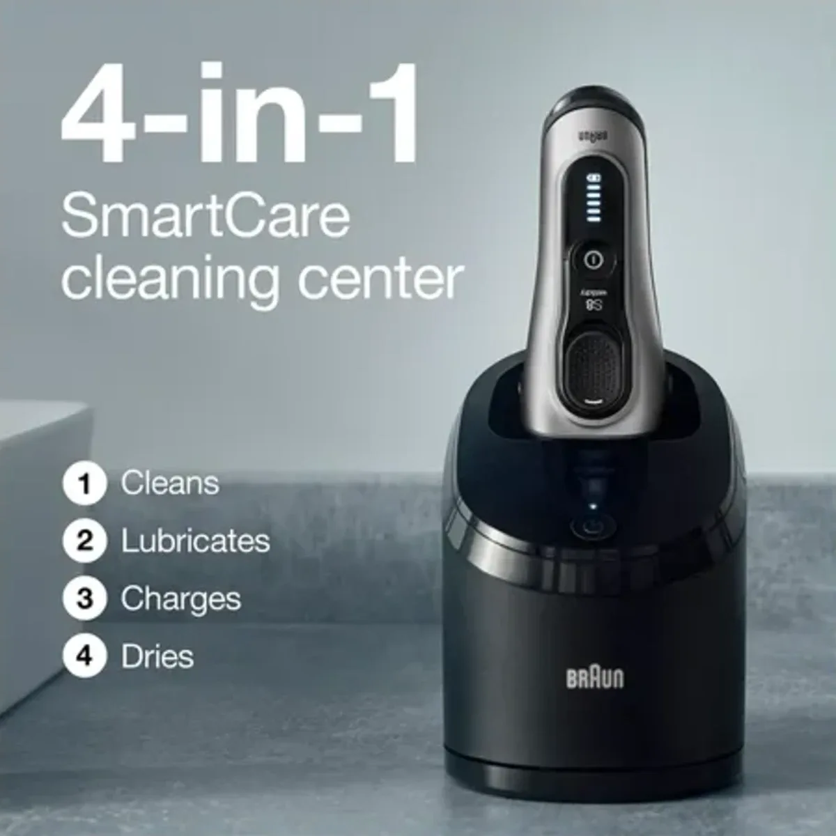 Braun Series 8 8457cc – Rasuradora Eléctrica con Estación de Limpieza — foto 4